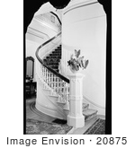 #20875 Stock Photography Of The Interior Staircase Of The Victorian Albert Gallatin House Or Governor’S Mansion Sacramento California