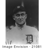 #21081 Stock Photography Of Ty Cobb Baseball Player Of The Detroit Tigers