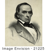 #21225 Stock Photography Of A Portrait Of Daniel Webster
