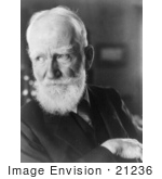 #21236 Stock Photography Of George Bernard Shaw The Playwright