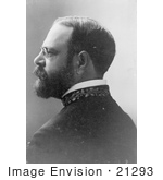 #21293 Stock Photography Of John Philip Sousa In Profile Facing Left 1900