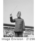 #21296 Stock Photography Of John Philip Sousa Conducting A Band In 1923