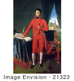 #21323 Stock Photography Of A Portrait Of Napoleon I Of France By Jean Auguste Dominique Ingres