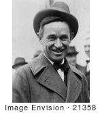 #21358 Stock Photography Of Will Rogers Wearing A Hat And Smiling
