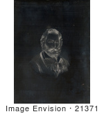 #21371 Historical Stock Photography Of Walt Whitman Engraved For The Leaves Of Grass
