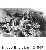 #21567 Architecture Stock Photography Of Houses Of The Cliff Palace Mesa Verde National Park Colorado 1917