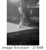#21668 Stock Photography Of C Demarest Playing Pool