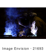 #21693 Stock Photography Of A Welder Working
