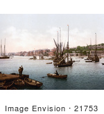 #21753 Historical Stock Photography Of Ships On The River Medway In Chatham Kent England United Kingdom