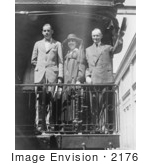 #2176 President Calvin Coolidge Wife And Son
