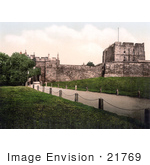 #21769 Historical Stock Photography Of The Carlisle Castle In Carlisle Cumbria England United Kingdom