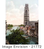 #21772 Historical Stock Photography Of The River Haven Near The St Botolph’S Church Bostom Stump The Stump In Boston Lincolnshire England Uk