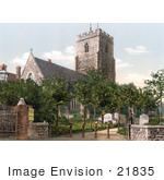 #21835 Historical Stock Photography Of The Historical St Mary’S Church In Folkestone England