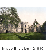 #21880 Historical Stock Photography Of The Ruins Of Wingfield Manor In Derbyshire East Midlands England
