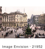 #21952 Stock Photography Of Busy Piccadilly Circus In Westminster London England