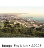 #22023 Stock Photography Of A Cityscape Of The Coastal Village Of Ramsey Isle Of Man England