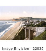 #22035 Stock Photography Of A Coastal Bridge In Teignmouth Devon England United Kingdom