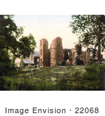 #22068 Stock Photography Of The Ruins Of Wilton Castle In Herefordshire England