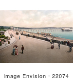 #22074 Stock Photography Of The Street And Promenade Near The Beach And Pier In Paignton Devon England Uk