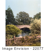 #22077 Stock Photography Of The Penshurst Bridge Spanning Water England