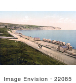 #22085 Stock Photography Of Changing Cart Cabins On The Beach For People To Change Clothes In Swanage Dorset England Uk