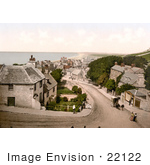 #22122 Historical Stock Photography Of The Coastal Village Of Portland Isle Of Portland Dorset England United Kingdom