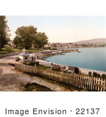 #22137 Historical Stock Photography Of The Waterfront Promenade In Swanage Isle Of Purbeck Dorset England Uk