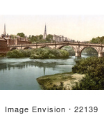 #22139 Historical Stock Photography Of Shrewsbury Shropshire West Midlands England United Kingdom