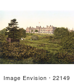 #22149 Historical Stock Photography Of The Grounds Of The Wellington Hotel In Royal Tunbridge Wells Kent England United Kingdom