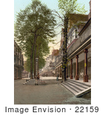 #22159 Historical Stock Photography Of The Pantiles In Tunbridge Wells Kent England Uk