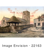 #22163 Historical Stock Photography Of St Mary’S Church In Morthoe Devon England