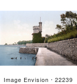 #22239 Historical Stock Photography Of The Appley Tower In Ryde Isle Of Wight England Uk