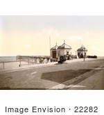 #22282 Historical Stock Photography Of The Pier In Redcar North Yorkshire England Uk