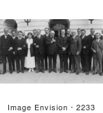 #2233 President And Mrs Coolidge With Association Of Advertising Men