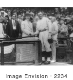 #2234 Calvin Coolidge Shaking Hands With Walter Johnson