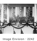 #2242 Calvin Coolidge Making Speech At His Inauguration