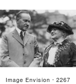 #2267 President Coolidge And Mother Jones