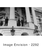 #2292 President And Mrs Coolidge On White House Balcony