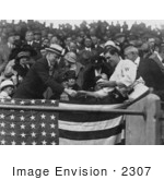 #2307 Manager Stanley Harris Presenting President Coolidge Opening Baseball