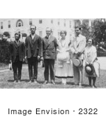 #2322 President Coolidge With Five Members Of The National Oratorical Contest