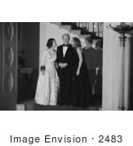 #2483 The Ford Family At A White House Chrismas Party 1975