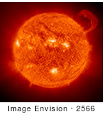 #2566 Handle Shaped Prominence On The Sun