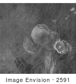 #2591 Volcanos In Guinevere Planitia