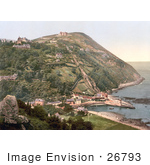 #26793 Stock Photography Of The Lynton And Lynmouth Cliff Railway Connecting The Village Of Lynton To The Lower Village Of Lynmouth On The Coast In Devon England Uk