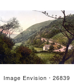 #26839 Stock Photography Of Hunter’S Inn Near The Bay In Lynton And Lynmouth Devon England Uk