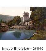 #26869 Stock Photography Of The St Oswald’S Church On The Waterfront In Grasmere Lake District Cumbria England Uk