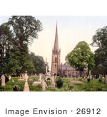 #26912 Stock Photography Of The Cemetery Of The St Mary’S Church In Ross-On-Wye Herefordshire England Uk