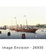 #26930 Stock Photography Of The Osborne Des Herzogs Von York Yacht On The Water