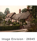 #26945 Stock Photography Of The Historical Ann Hathaway’S Cottage In Shottery Stratford-On-Avon Warwickshire England Uk