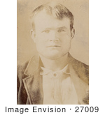 #27009 Stock Photography Of A Mugshot Of Robert Leroy Parker Better Known As Butch Cassidy